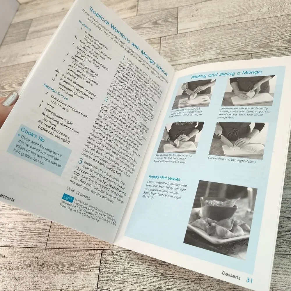 Pampered Chef SEASONS BEST RECIPE COLLECTION 2007 Spring Summer Cookbook Booklet